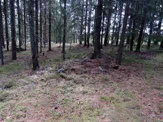 I 207485 LKM 8 Koordinaattiselite Mj-rekisterin piste, alakohteet ja rajaus GPS-mittauksella Ajoitus yleinen historiallinen Etäisyystieto Kalannin kirkolta 3,2 km itäkaakkoon Ajoitustarkenne
