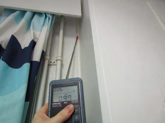 Alakoulun valittujen huoneiden vaipparakenne