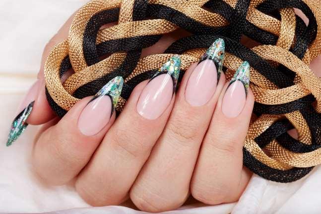 color gel sparkling gel funky
