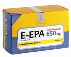 omega-3-kapseli hyvin imeytyvässä etyyliesteröidyssä