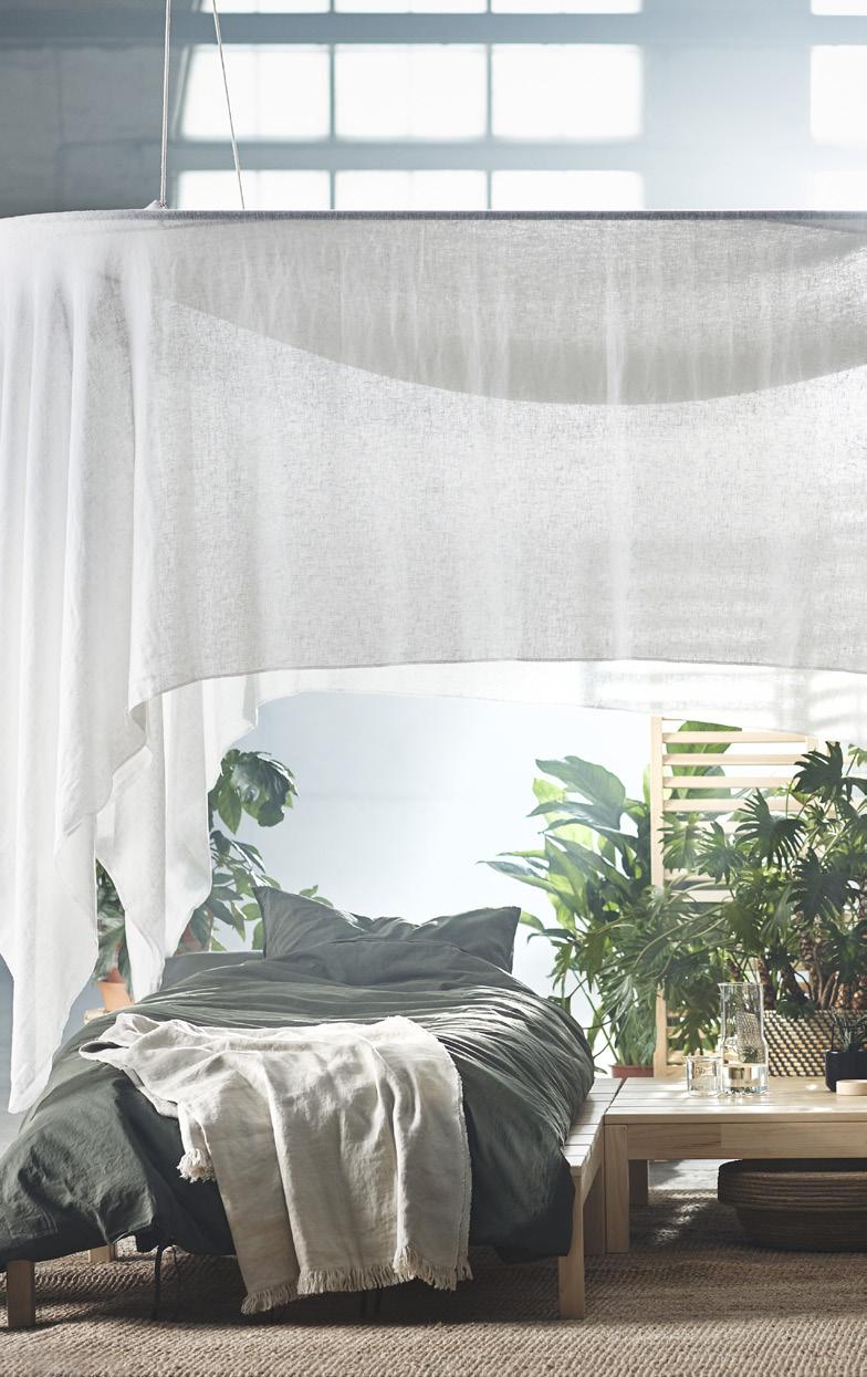 IKEA-UUTISKIRJE MATERIAALIT HJÄRTELIG-malliston materiaalit on valittu aistillisten ominaisuuksiensa tähden ja sopivat erinomaisesti jokapäiväiseen käyttöön.