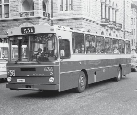 Helsingin kaupungin liikennelaitos 634, Sisu BT-69CR / 5900 / Wiima K100-220 vm.