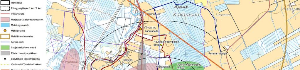 pitävät aluetta rauhallisena luonnonalueena, jossa on monipuolinen eläimistö ja linnusto (mm. huuhkaja, sarvipöllö, karhu, ilves, ahma, saukko). Hankealueen lähellä ei sijaitse ns.