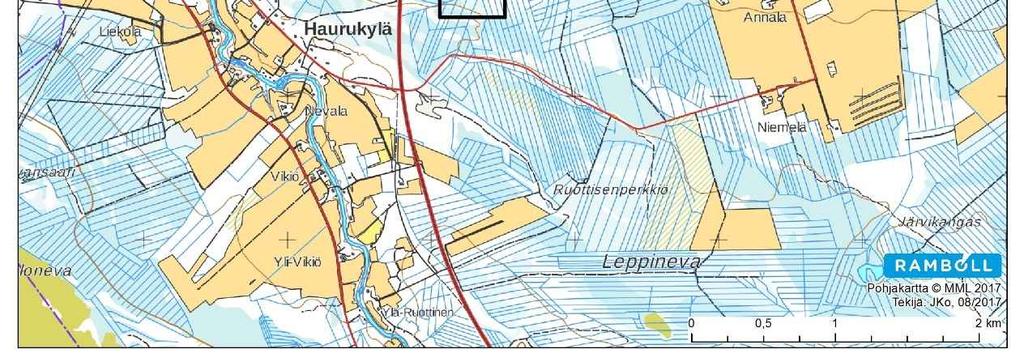 Tarkastelun kohteena oli Pohjois-Pohjanmaan