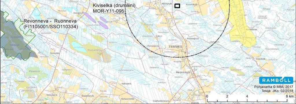 Alueella ei havaittu liito-oravan ulostepapanoita eikä muitakaan merkkejä liito-oravan esiintymisestä.