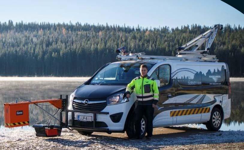 .. Roadscanners Oy RDSV Road Doctor Survey Van (RDSV) on tiestömittauksiin kehitetty tieklinikka.
