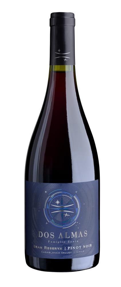 Dos Almas Pinot Noir Gran Reserva Tämä Chileläinen Pinot Noir on hieno esimerkki kahden mantereen viinintekotaidon yhdistymisestä.