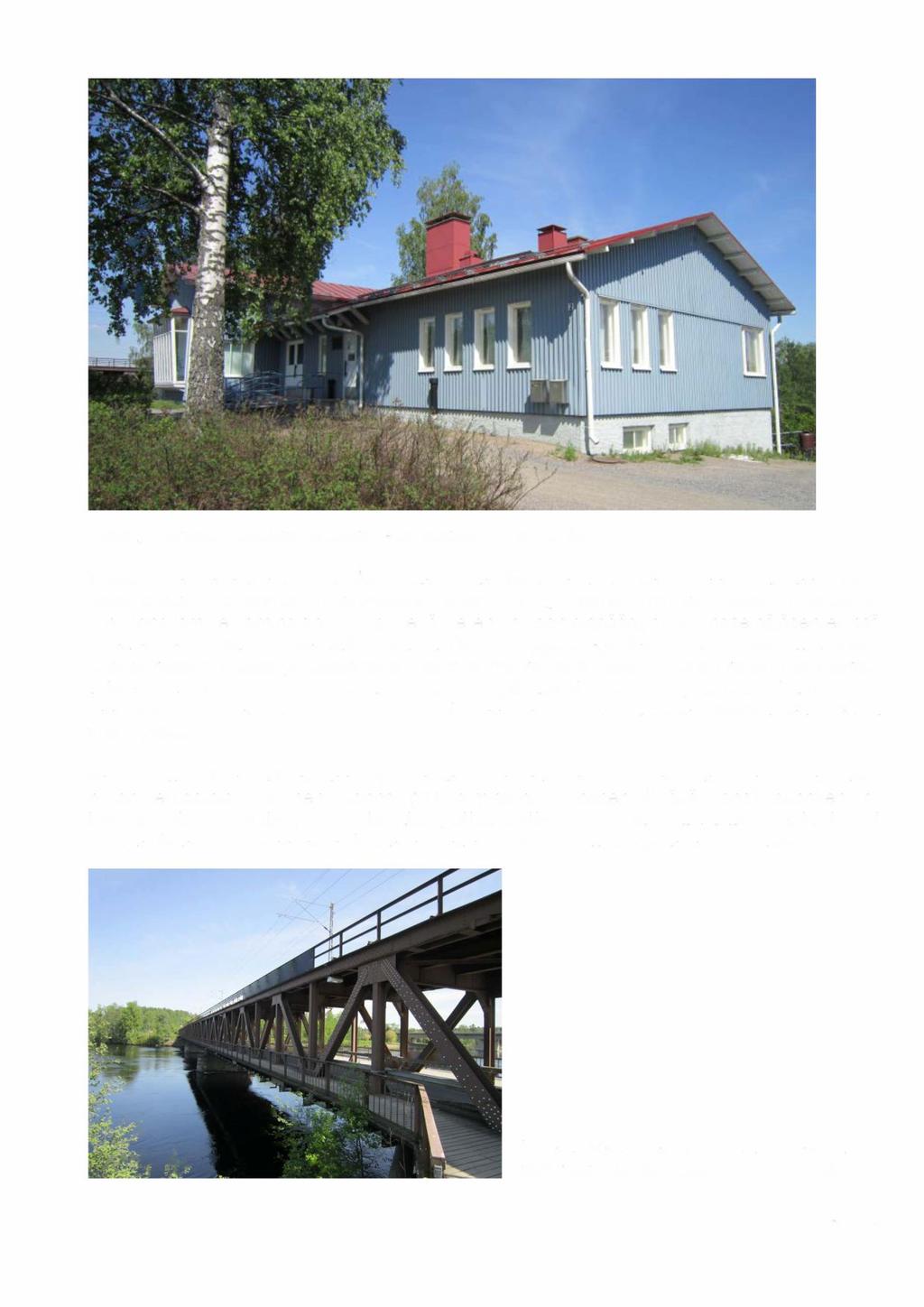Kuva 3 "Siniseksi taloksi" kutsuttu Asevelitalo (OR 245.2016) Vuoksen rannalla sijaitsee ns. Asevelitalo, jota myös värityksensä mukaan kutsutaan "Siniseksi taloksi".