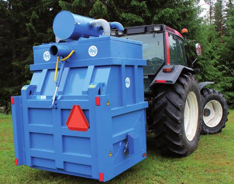Blue.Line.1000.TR.traktori-imuri Eurovac Blue Line 1000 TR traktori-imurit hyödyntävät traktorin nivelakselia imutehon aikaansaamiseksi, suositeltava traktorin teho vähintään 40kW.
