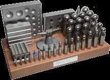 punsselisarja ja tasoalasin, puualustalla 2 20 mm 487A-9284