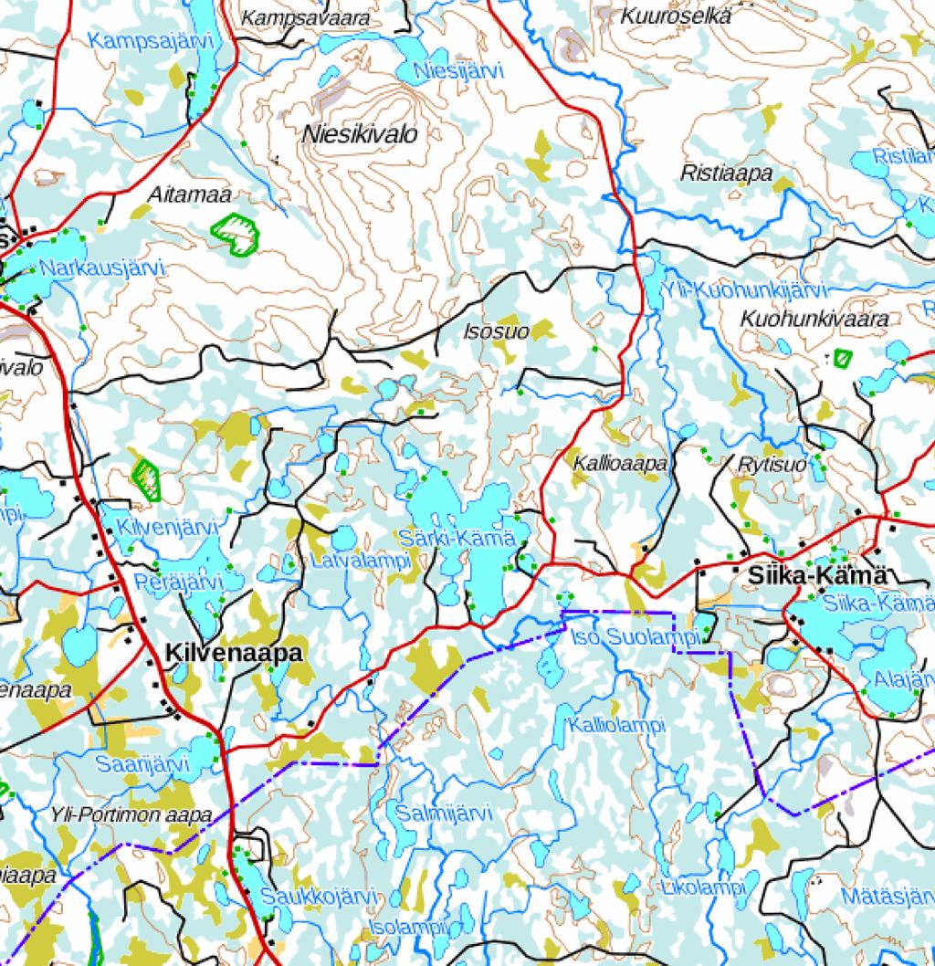 Kartta malminetsintälupahakemusalueesta (mittakaava ohjeellinen) Liite 1 69840208760109 69840202100084 69840202100079 69840202100035 69840202100072 69840202100085 69840200230002 69840202100039