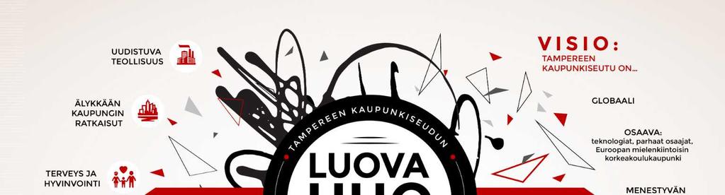 TAMPEREEN KAUPUNKISEUDUN ELINKEINO-OHJELMA -LUOVA UHO Kaupunkiseudun tulee tarjota vetovoimaisia tapahtumia, elämyksiä ja