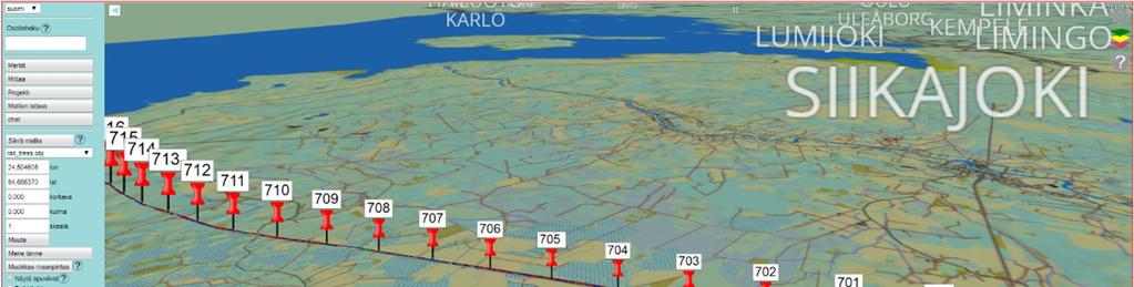 24 3.2 Laserdatan visualisointi selainpohjaisessa SOVA3D - järjestelmässä S3DMaps on Sova3D Oy:n kehittämä web-selainpohjainen 3D tiedon julkaisualusta.