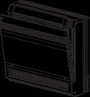 ON KAKSI ASENNUSTAPAA: SEINÄASENNUS Pinta-asennus Exposed Puoliksi Half upotettu conceated Uppoasennus Concealed Kiinnityslevy Lista Molding Mounting plate Säleikkö Grid(field (ostettava) supply)