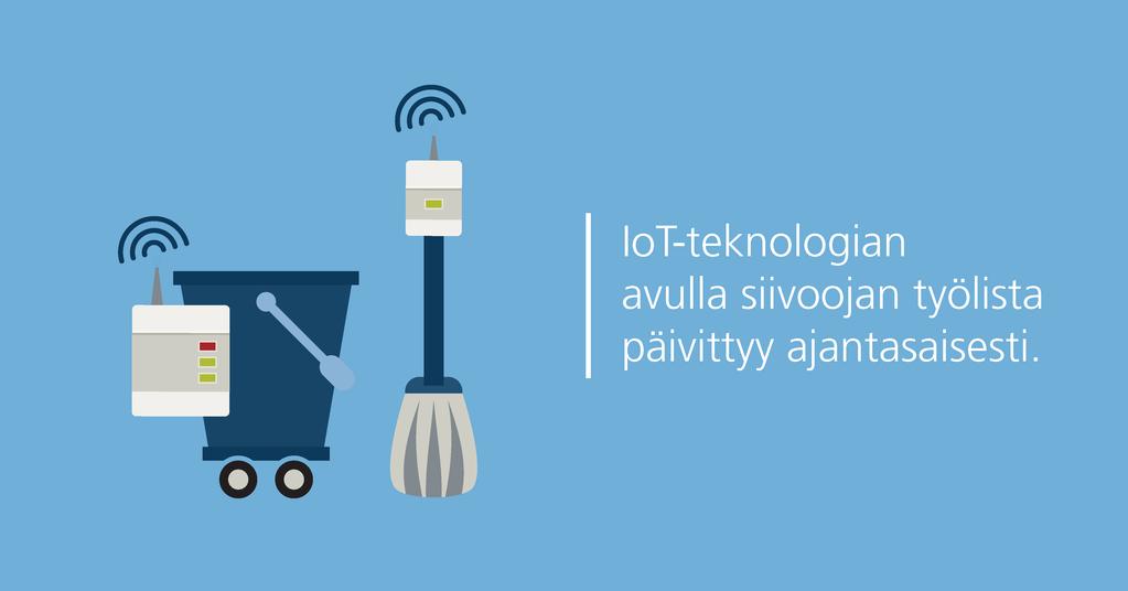 YRITYSVASTUURAPORTTI 2017 95 CASE Toimitilahallintaa kehitetään jatkossa automaation ja IoT:n avulla ISS:n ja IBM:n yhteistyön tavoitteena on tarjota erinomainen palvelukokemus nyt ja tulevaisuudessa