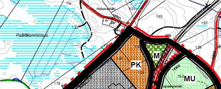 39 3.1.10.1 Rautjärvi Rautjärven oikaisu on noin 6,9 km pitkä ja lyhentää rataa 660 metriä (km 339+550 347+100).