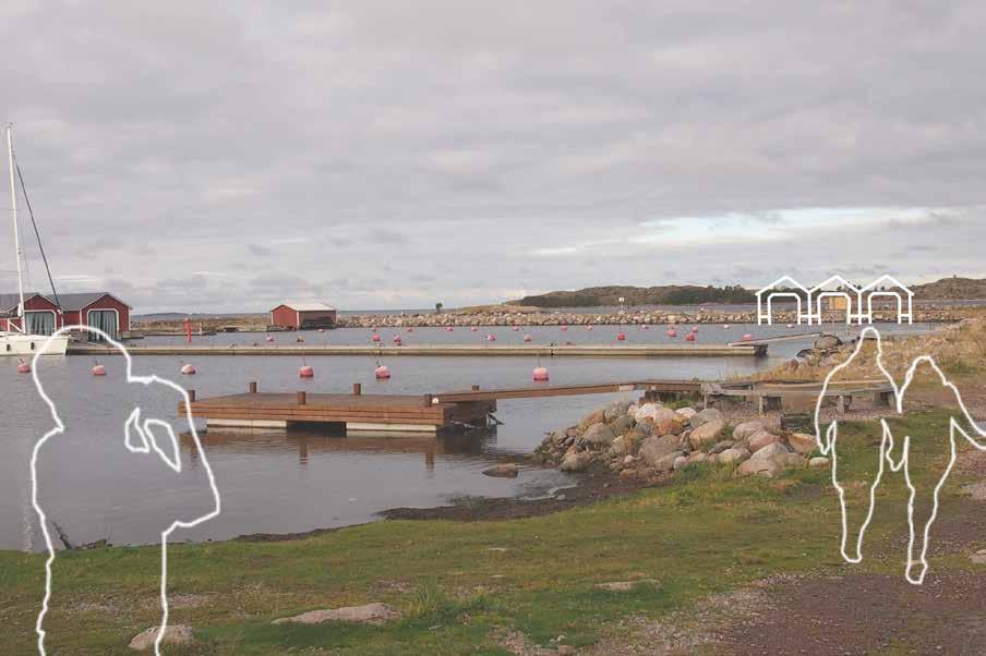 LEIKKAUS C-C, UUDEN 1:1000 KOHTAAMISTEN SATAMA Satamaan ovat keskittyneet saaren tapahtumat ja tapaamiset.