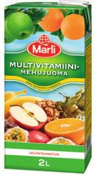 TROPIC 100% TÄYSHUT RYBB & DECKERS Appelsiinitäysmehu 1 l 1004346 PE 10 kk Omenatäysmehu 1 l 1004348 Appelsiinijuoma 1 L 1004586 Greippijuoma 1 L 1004587 Teholava 320 x 1 l 1004347 Teholava 320 x 1 l