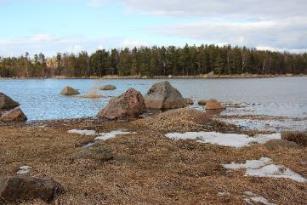 Eivät olleet saaneet venettä omaan laituriin, eikä myöskään minun laituriin, vaan meidän rantaan