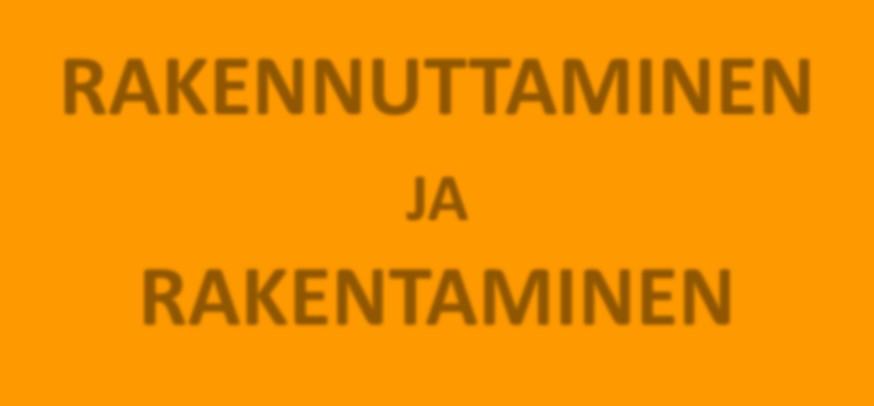 Pääprosessit rakennetun ympäristön