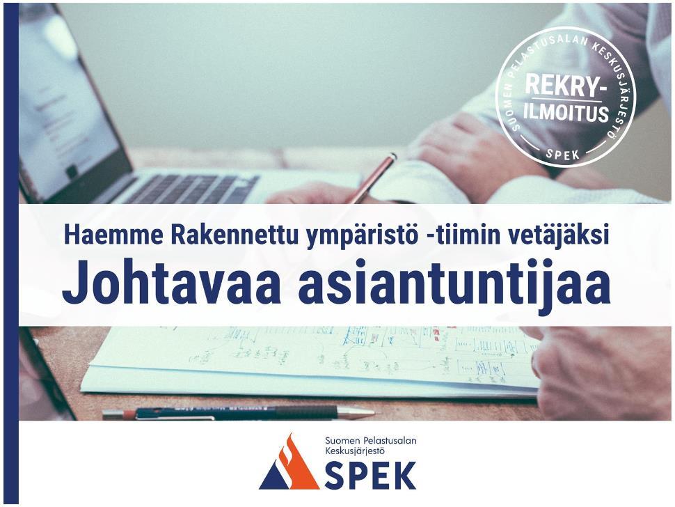 SPEK rekry Hakuaika tehtävään