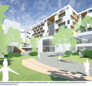 helppo pääsy Säteittäissuuntainen kasvu ajoittuu Länsituulenaukiosta omaleimaista asuntorakentamista liittyminen uudisrakentamiseen liikunnan