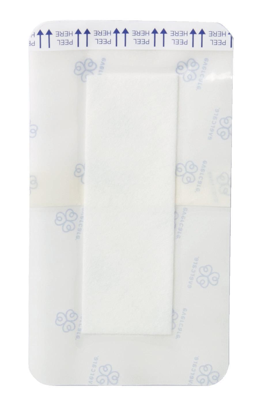 Transparentná náplasť s absorpčným vankúšikom Transparentní náplast s absorpčním polštářkem Adhesivo quirúrgico C/ gaza Penso cirurgico C/ compressa Do not use if package is damaged.
