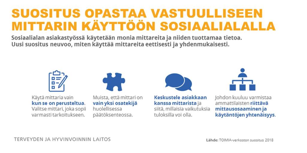Mittareiden käyttö sosiaalialan asiakastyössä: neljä neuvoa https://thl.