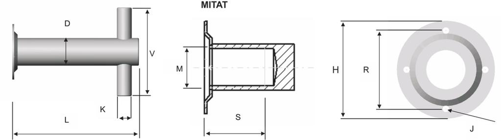 2.2 Valuankkureiden mitat TALUKKO 2. Valuankkureiden mitat [mm].