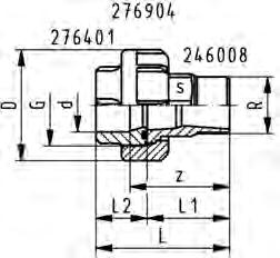 ulkokierteellä R iitinmuhvi: itsausmuhvi PP- - metrimitoitus iitosmutteri: PP- R (inch) Kooi 1 G (inch) z s 2 20 1 2 10 727 530 806 1 0,112 43 66 40 1 50 25 26 25 3 4 10 727 530 807 1 0,171 51 71 43