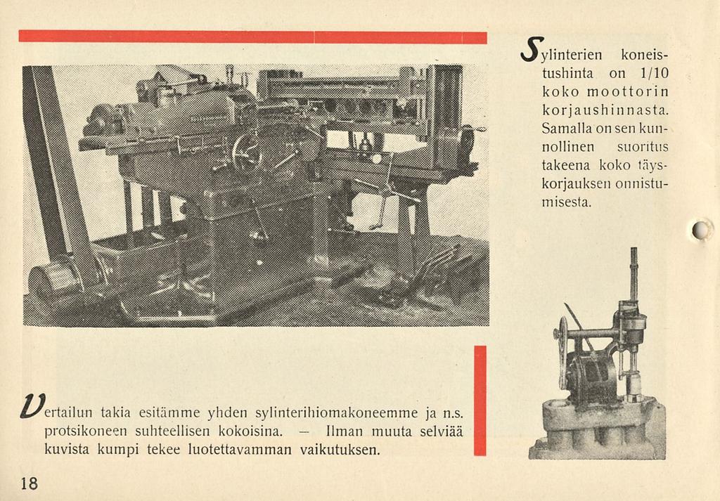 Ilman Sylinterien koneistushinta on 1/10 koko moottorin korjaushinnasta. Samalla on sen kunnollinen suoritus takeena koko täyskorjauksen onnistu misesta.
