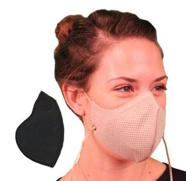 Honeycomb Pollution Mask with Coconut Classic Filter/ I can Breathe Hengityssuojain KookosAktiivihiili suodattimella (UUSI) (I can breathe on antanut sähköpostitse luvan käyttää heidän sivuston kuvia