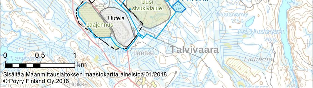 pintavalutuskentän kautta. Kuva 4-2.