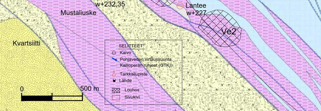 GTK:n TAPIR-tietokannan tulosten mukaan alueen moreenin metallien sekä keskiarvoettä mediaanipitoisuudet alittavat PIMA-asetuksen (VNa 214/2007) kynnysarvot.