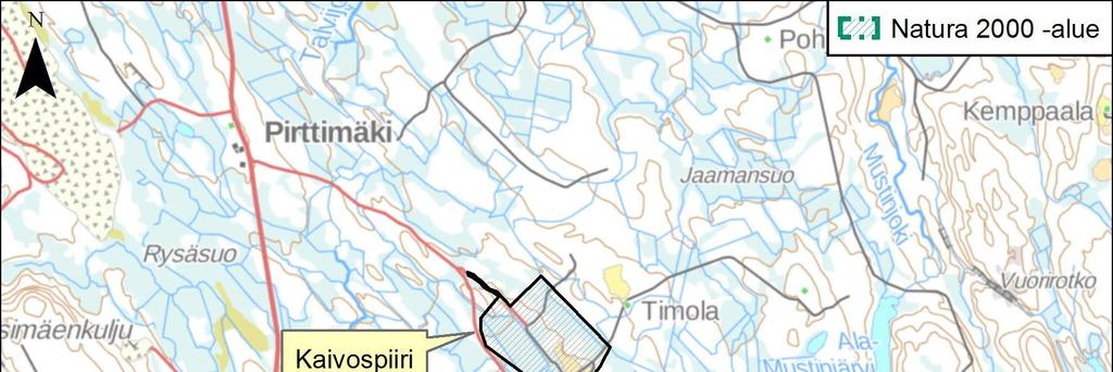 45 3,6 km itään ja