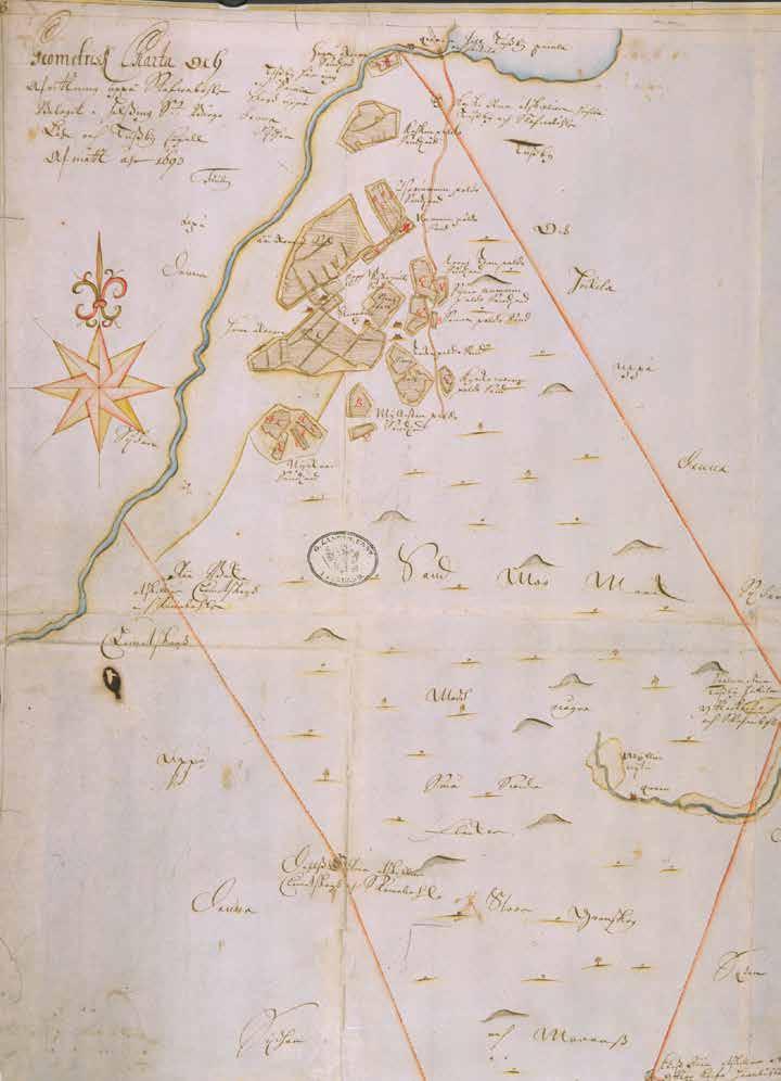 Hyrylä ja Hyökkälä 1760-luvulla laaditussa kuninkaankartaston koostekartassa. http://koti.kapsi.