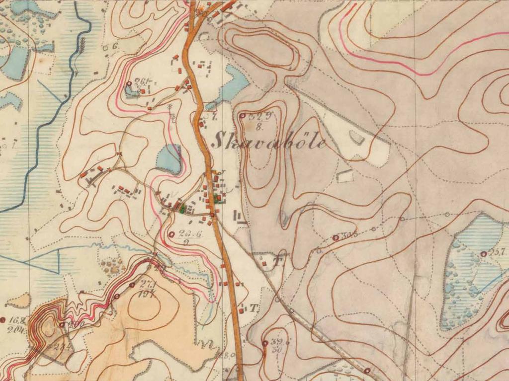 12 Skavaböle eli Hyrylä vuonna 1870 laaditussa