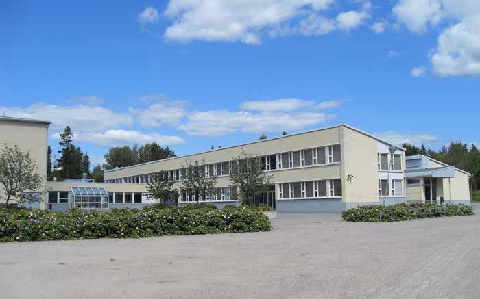 liikuntatilan jatke.