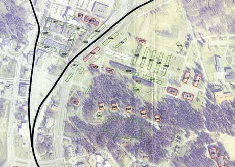 Kolmas rakennuskausi (1951-1960-luku) Kansalaissodan jälkeen varuskunta-alue otettiin Hämeen Kenttätykistön, sittemmin Kenttätykistörykmentti I käyttöön, mihin sen rakennukset soveltuivat hyvin.