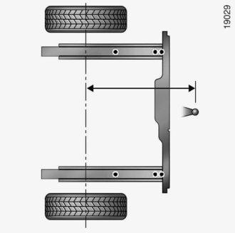 1 1 B 2 Vetokuulan asentaminen Aseta koukku siten, että se on suhteessa pultteihin 1 tai 2 siten, että korkeus B on 350 420 mm auto