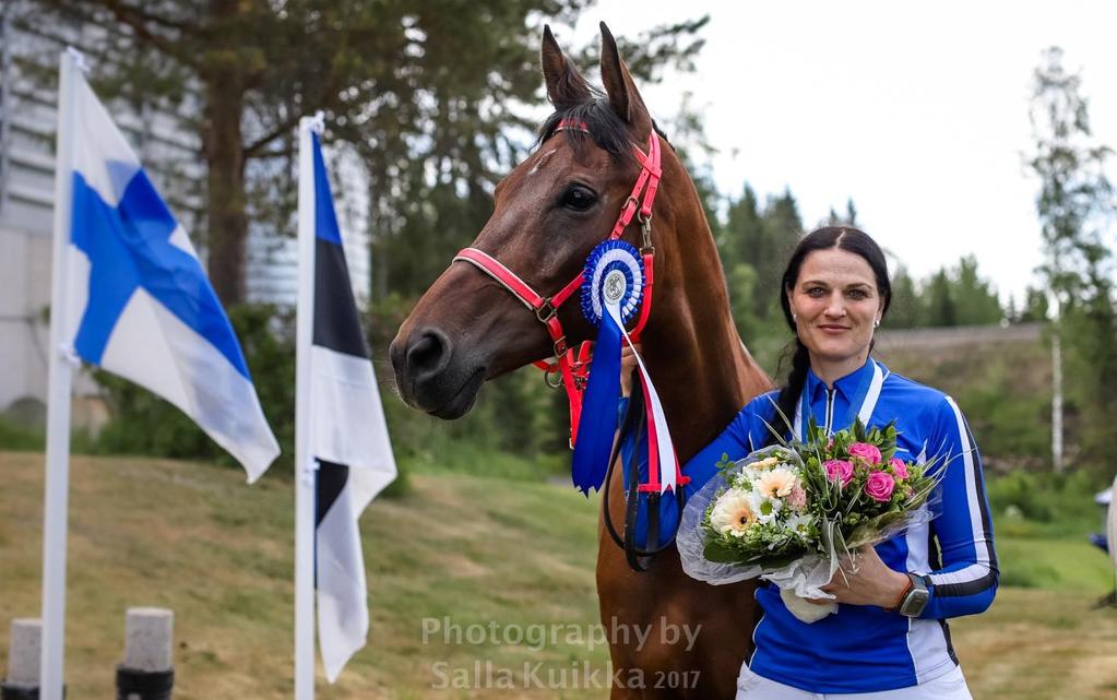 NBCH kilpailujen 15-16.6 tulokset Seniorit CEI ** 120 km Nordic Baltic Championship 1. Ines Beilmann- Lehtonen Local Sunshine EST 15,87km/h 2. Heigo Rohtla Fatas Zanzibaar EST 15,86km/h 3.