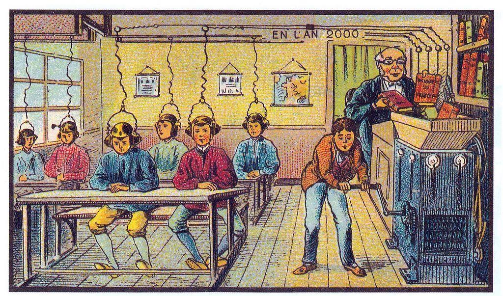 Tulevaisuuden koulu visio 1900-luvun
