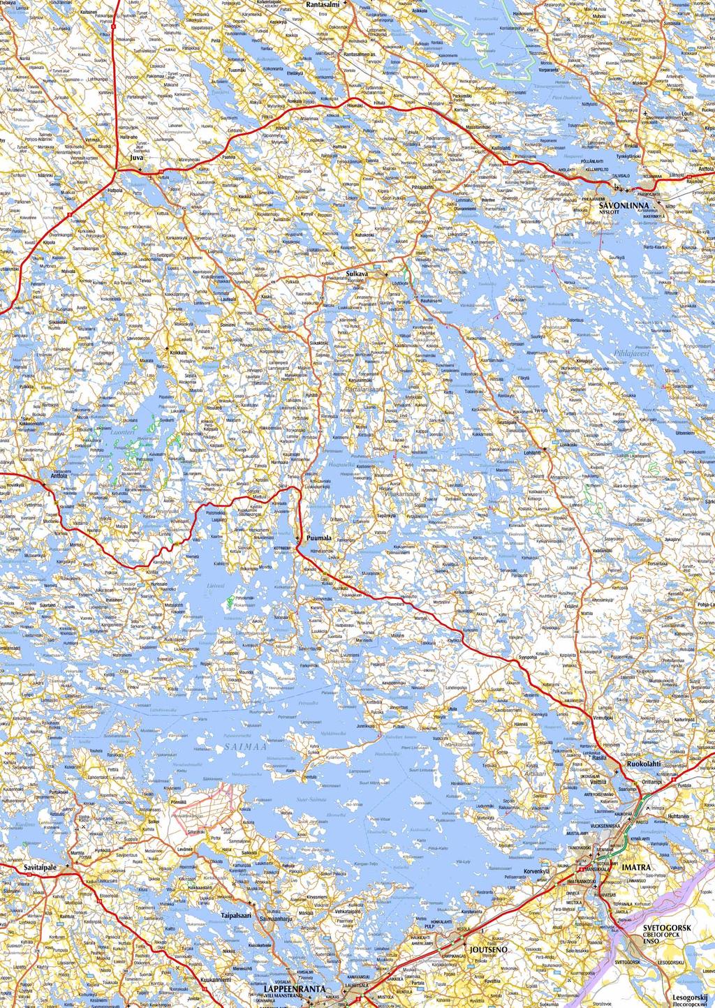 KOIVUKANTA LAUKANSAARI RITOSAARI VEKARANSALMI AHVIONSAARI PIETOLANSAARI KIETÄVÄLÄ KUPAROVIRTA RONGONSALMI HÄTINVIRTA KYLÄNIEMI JUSSILANSALMI KARHUSALMI LAUTTAPALVELUT FÄRJETJÄNSTER