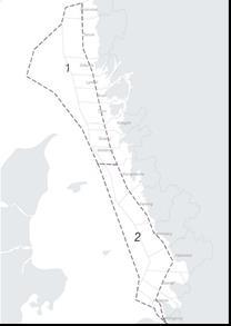 Luku 5 Merialueet Pohjanmerellä on kaksi merialuetta: Skagerrak ja Kattegatt. Luvun alussa selitetään Pohjanmeren aluesuunnitelma pääpiirteittäin.