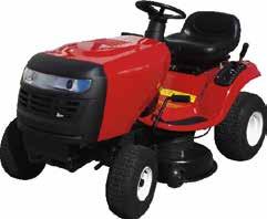 - Järeä Briggs&Stratton 12,5 HV OHV AVS huippumoottori - 97 cm kaksiteräleikkuri, apupyörät leikkurin edessä - Leikkuualustan pesuliitäntä - 6 vaihdetta + pakki - Sähköstartti - Renkaat taka 18x8.
