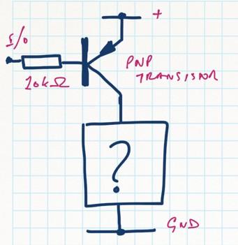 (high side switching) Kytkentä pysyy maadoitettuna vaikka ohjaus poistettaisiin Voidaan toteuttaa myös n-tyypin