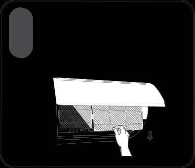 4 Asenna suodatin Aseta suodatin paikoilleen ja sulje paneeli panel cover tiukasti. tightly.