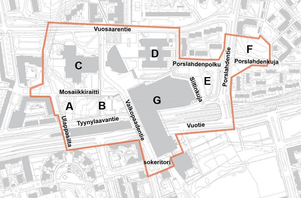 2 (7) Asemakaavan muutokset koskevat Vuosaaren keskustan kehittämistä kaupunkisuunnittelulautakunnan 15.11.