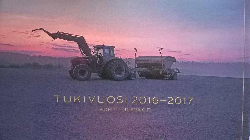 Tukikalenteri vuodelle 2016-2017 Kaikissa tukitiedotustilaisuuksissa painotettiin sähköistä tukihakua ja näytettiin sen
