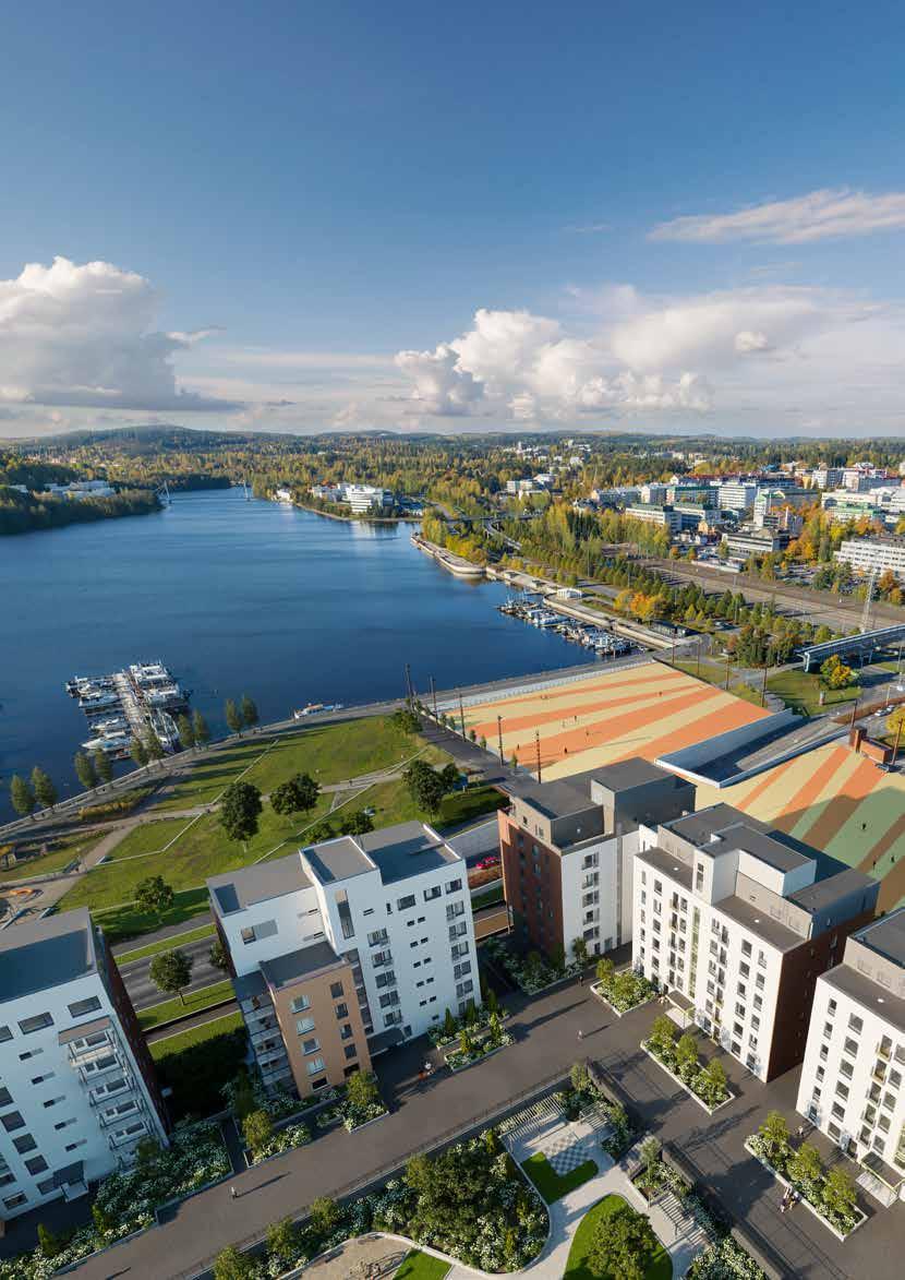 Kuva: visualisointi 22 Skanska Kodit.
